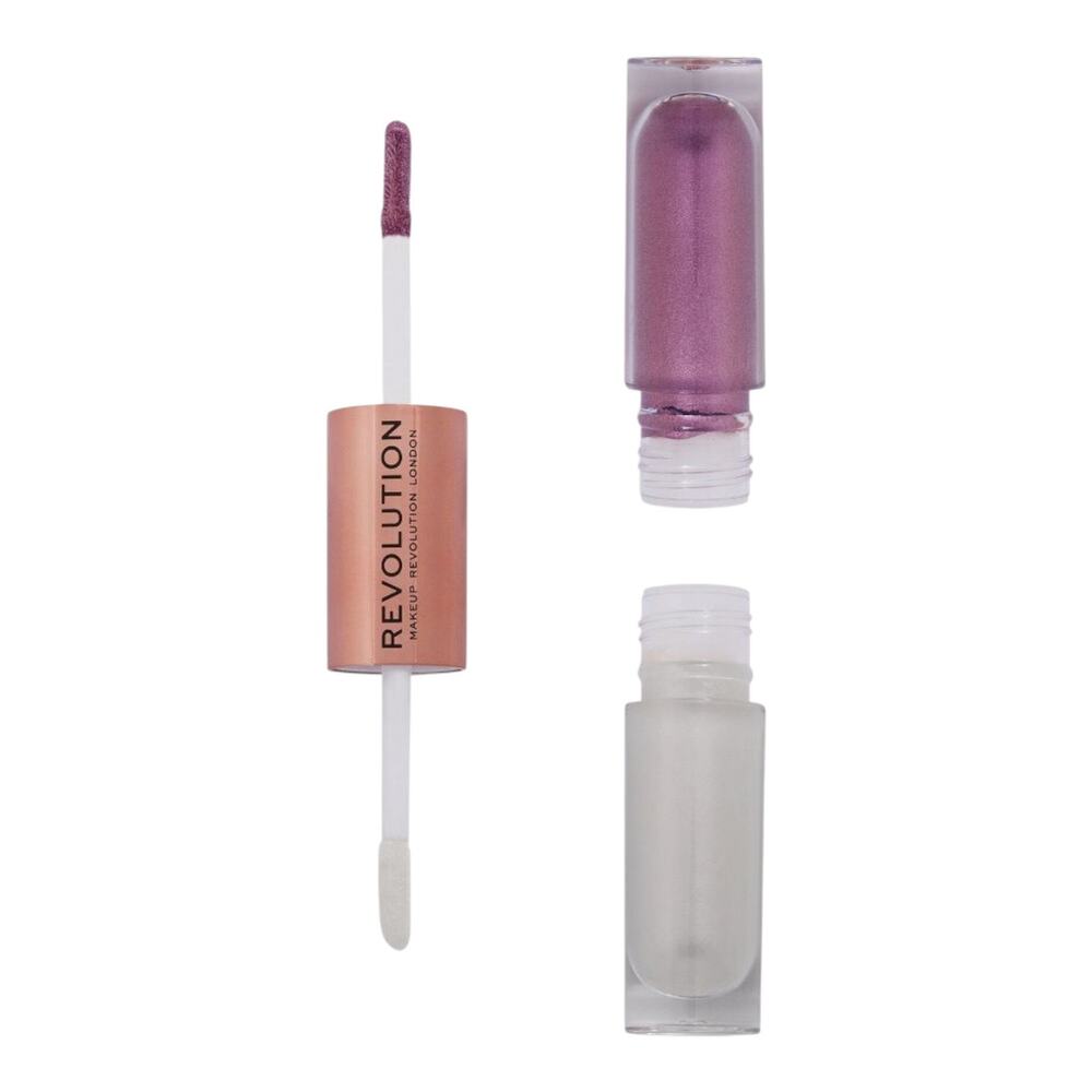 Lot Of 2 Liquid Eyeshadow Revolution Double Up Liquid Subliminal Lilac
